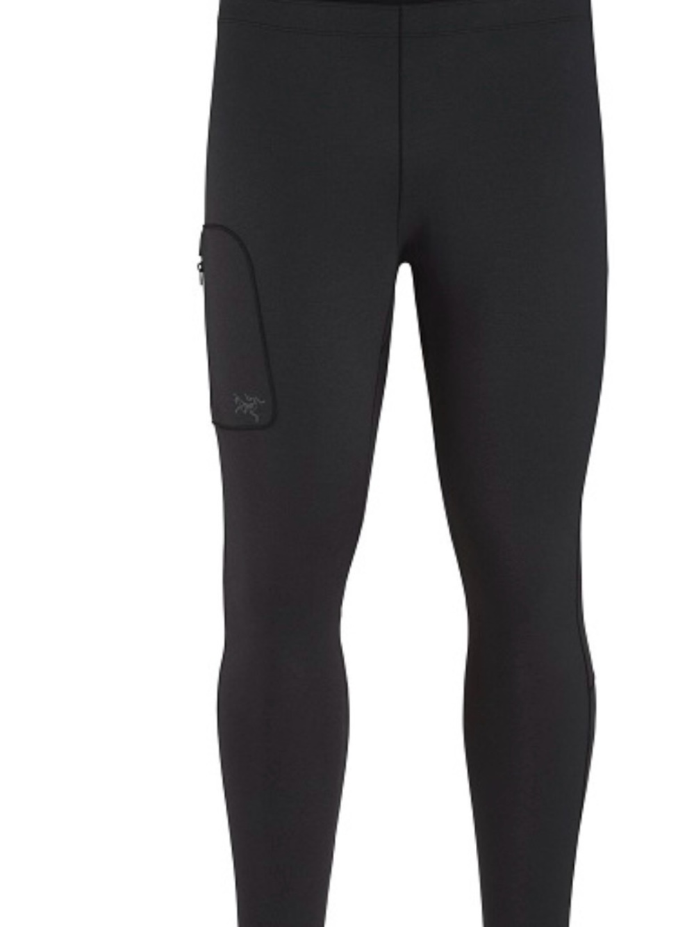 Arc'teryx Black Men's Rash Guard Leggings with Zip Pocket